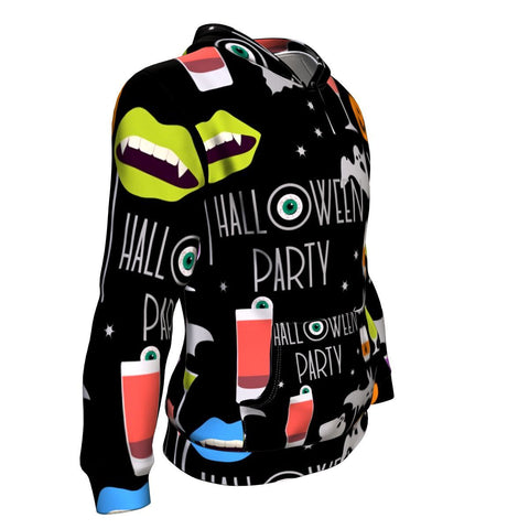 Image of Halloween Night Party Hoodie Over Print - shirtskishirt