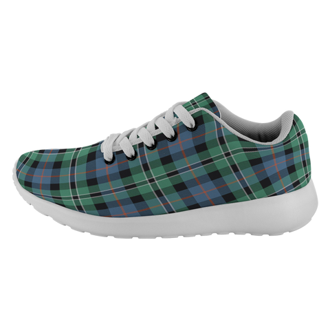 Image of Tartan Sneakers - Ross Pattern Ancient Scotland | Unisex Tartan Running Shoes | Sneakers Men & Women Tartan Shoes