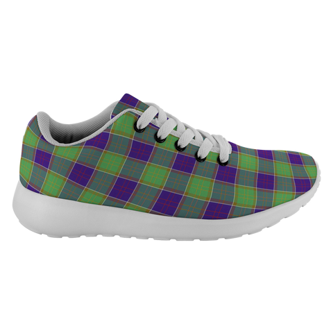 Image of ScottishShop Tartan Sneakers Dalrymple Scotland Tartan Running Shoes - shirtskishirt