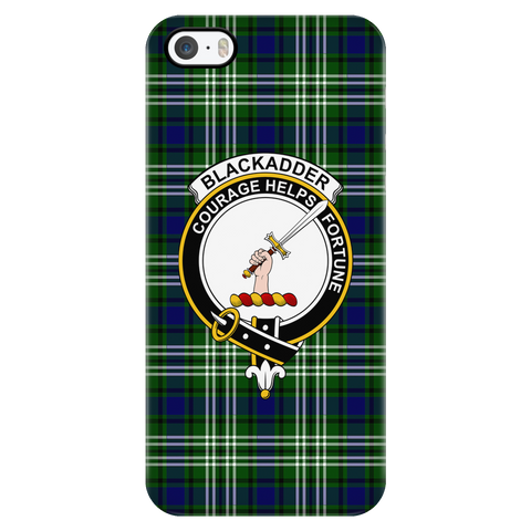 Image of Blackadder Scottish Clan Tartan Phone Case - shirtskishirt