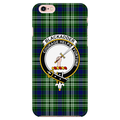 Image of Blackadder Scottish Clan Tartan Phone Case - shirtskishirt