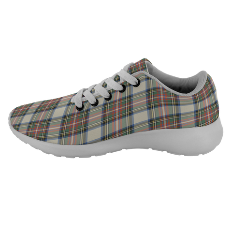 Image of Tartan Sneakers - Stewart Dress Ancient Scotland | Unisex Tartan Running Shoes | Sneakers Men & Women Tartan Shoes