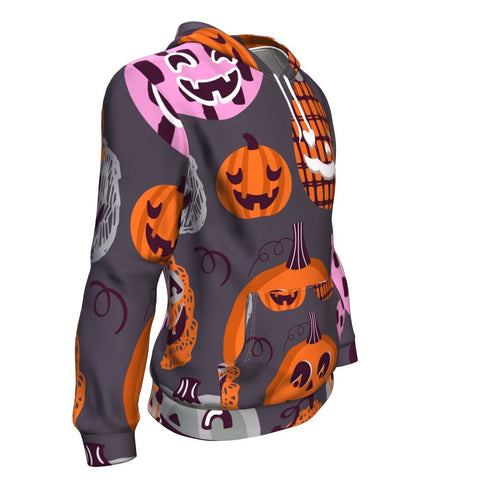 Image of Cute Holiday Halloween Hoodie Over Print - shirtskishirt