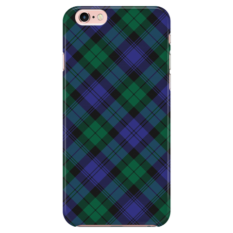 Image of Blackwatch Modern Christmas Scottish Plaid Tartan Phone Case - shirtskishirt