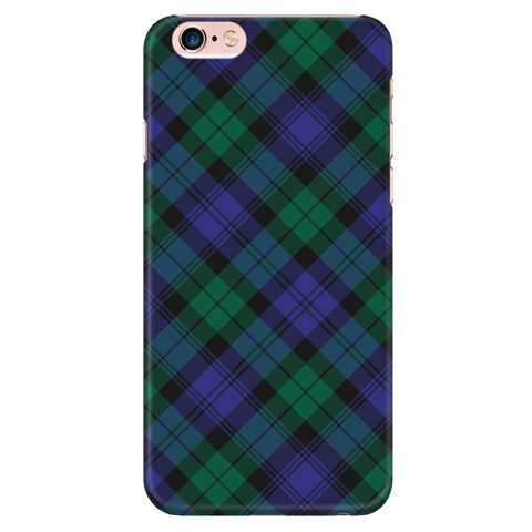 Image of Blackwatch Modern Christmas Scottish Plaid Tartan Phone Case - shirtskishirt