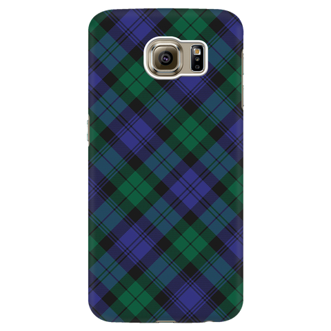 Image of Blackwatch Modern Christmas Scottish Plaid Tartan Phone Case - shirtskishirt