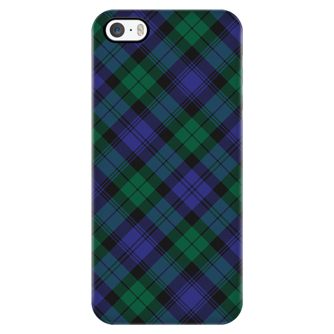 Image of Blackwatch Modern Christmas Scottish Plaid Tartan Phone Case - shirtskishirt