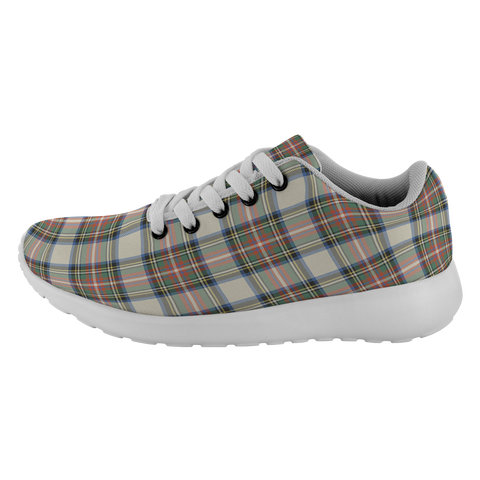 Image of Tartan Sneakers - Stewart Dress Ancient Scotland | Unisex Tartan Running Shoes | Sneakers Men & Women Tartan Shoes