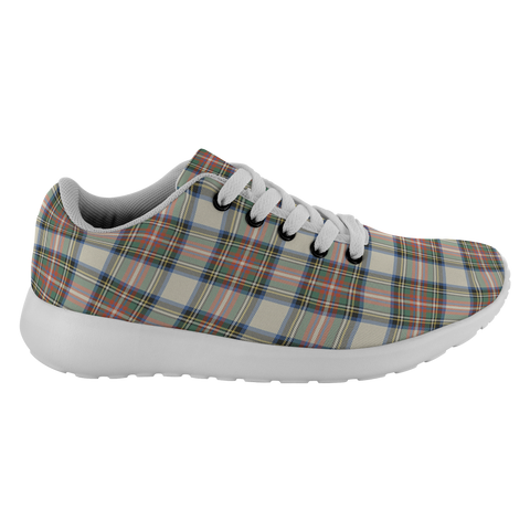 Image of Tartan Sneakers - Stewart Dress Ancient Scotland | Unisex Tartan Running Shoes | Sneakers Men & Women Tartan Shoes