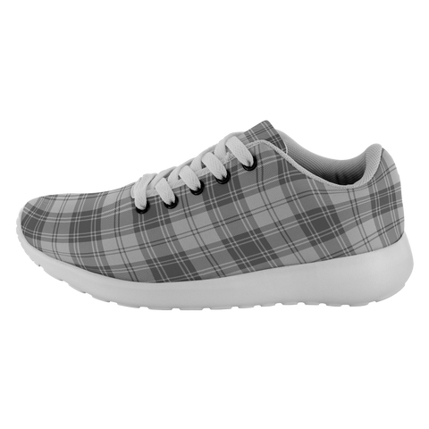 Image of Tartan Sneakers - Sandilands Grey Scotland | Unisex Tartan Running Shoes | Sneakers Men & Women Tartan Shoes