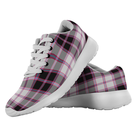 Image of Tartan Sneakers - MacPherson Hunting Modern Scotland | Unisex Tartan Running Shoes | Sneakers Men & Women Tartan Shoes