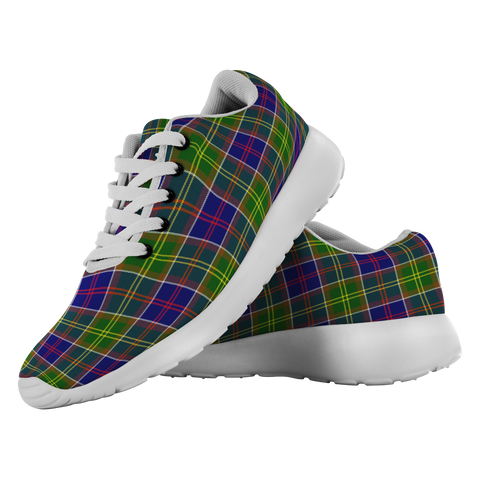 Image of Tartan Sneakers - Whitefoord Scotland | Unisex Tartan Running Shoes | Sneakers Men & Women Tartan Shoes