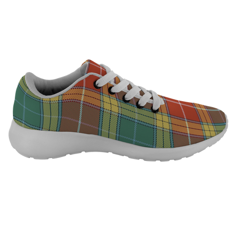 Image of ScottishShop Tartan Sneakers Buchanan Old Sett Scotland Running Shoes - shirtskishirt