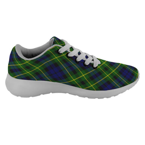 Image of ScottishShop Tartan Sneakers Campbell Of Breadalbane Modern Scotland Tartan Running Shoes - shirtskishirt