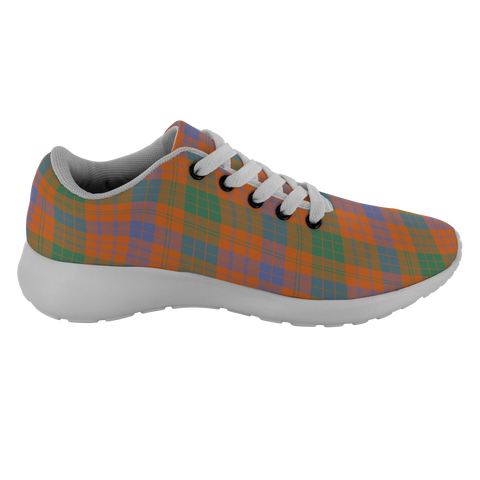 Image of Tartan Sneakers - Ross Ancient Scotland | Unisex Tartan Running Shoes | Sneakers Men & Women Tartan Shoes