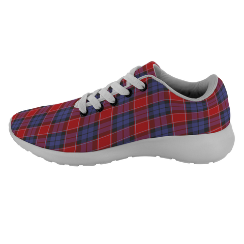 Image of Tartan Sneakers - Graham Of Menteith Red Scotland | Unisex Tartan Running Shoes | Sneakers Men & Women Tartan Shoes