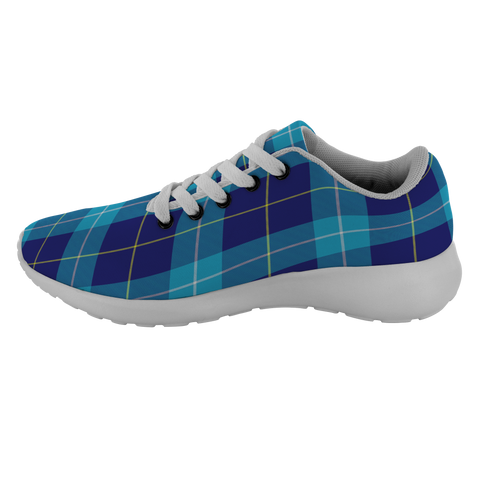 Image of Tartan Sneakers - McKerrell Blue Scotland | Unisex Tartan Running Shoes | Sneakers Men & Women Tartan Shoes