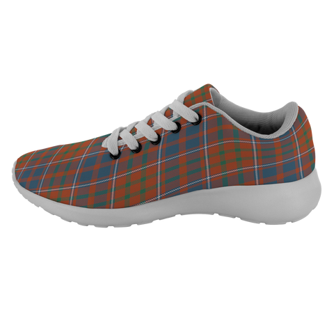 Image of ScottishShop Tartan Sneakers Cameron Of Lochiel Ancient Scotland Tartan Running Shoes - shirtskishirt