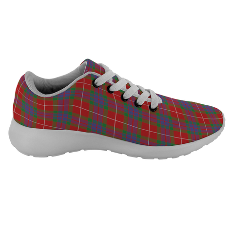 Image of ScottishShop Tartan Sneakers Fraser Scotland Tartan Running Shoes - shirtskishirt