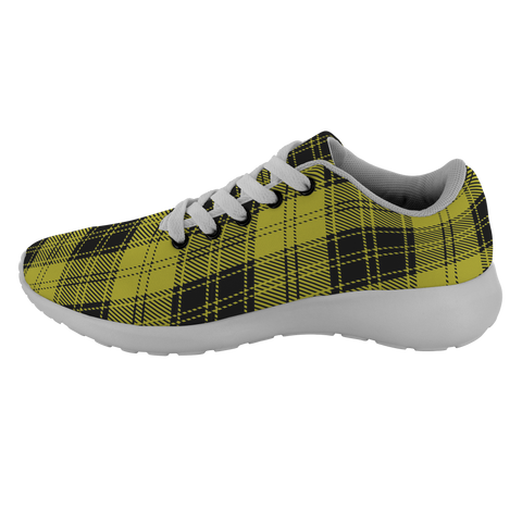 Image of Tartan Sneakers - MacLachlan Yellow Scotland | Unisex Tartan Running Shoes | Sneakers Men & Women Tartan Shoes