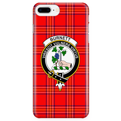 Image of Burnett Modern Scottish Clan Tartan Phone Case - shirtskishirt