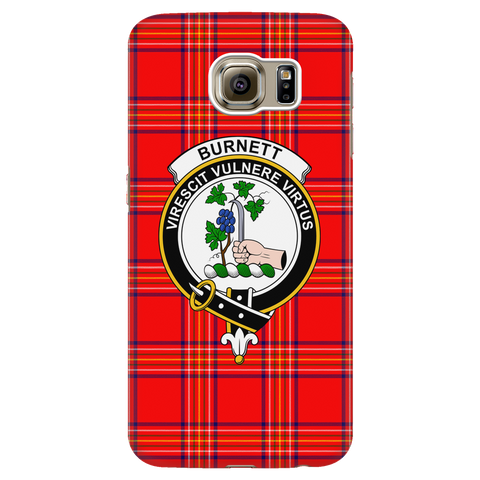 Image of Burnett Modern Scottish Clan Tartan Phone Case - shirtskishirt