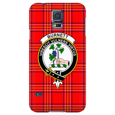 Image of Burnett Modern Scottish Clan Tartan Phone Case - shirtskishirt