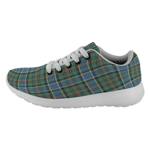 Image of Tartan Sneakers - Ogilvie Hunting Ancient Scotland | Unisex Tartan Running Shoes | Sneakers Men & Women Tartan Shoes