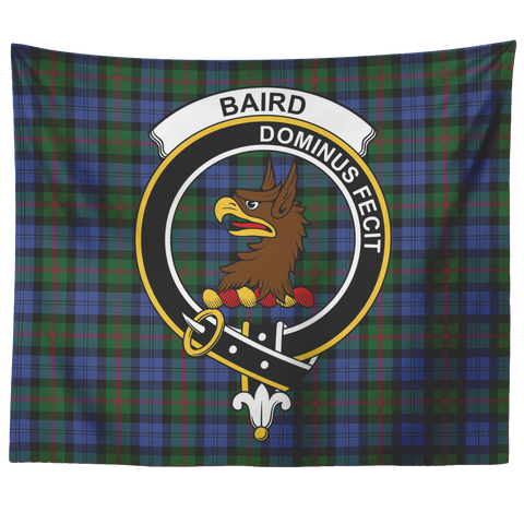 Image of Wall Tapestry Baird Tartan Clan Badge Scottish - shirtskishirt