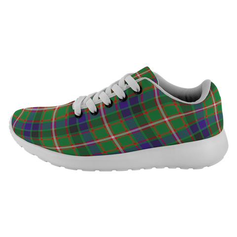 Image of Tartan Sneakers - Reid Green Scotland | Unisex Tartan Running Shoes | Sneakers Men & Women Tartan Shoes