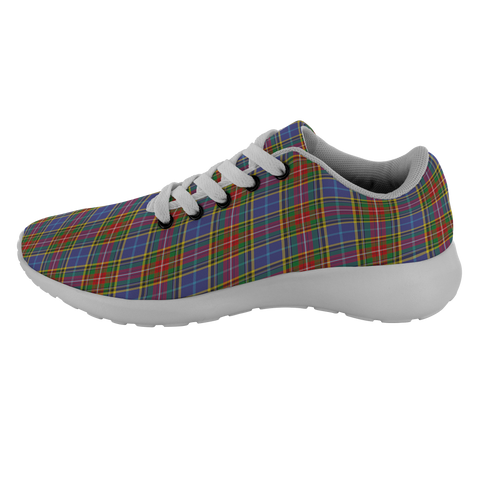 Image of ScottishShop Tartan Sneakers Bethune Scotland Running Shoes - shirtskishirt