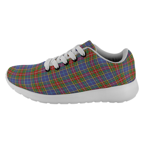 Image of ScottishShop Tartan Sneakers Bethune Scotland Running Shoes - shirtskishirt