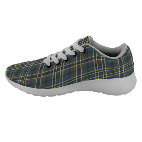 Image of Tartan Sneakers - Scott Green Modern Scotland | Unisex Tartan Running Shoes | Sneakers Men & Women Tartan Shoes