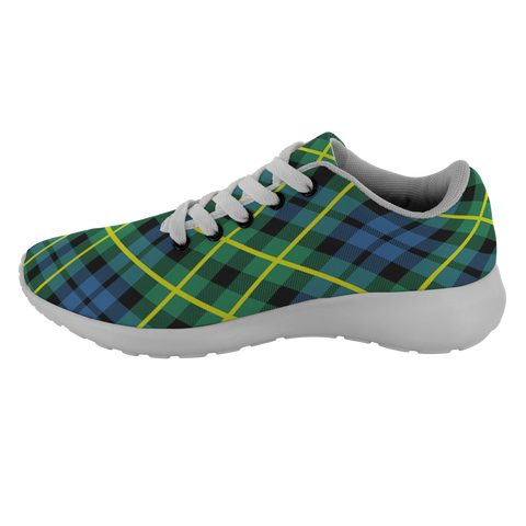 Image of ScottishShop Tartan Sneakers Campbell Of Breadalbane Ancient Scotland Tartan Running Shoes - shirtskishirt