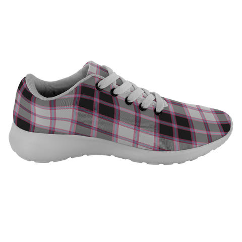 Image of Tartan Sneakers - MacPherson Hunting Modern Scotland | Unisex Tartan Running Shoes | Sneakers Men & Women Tartan Shoes