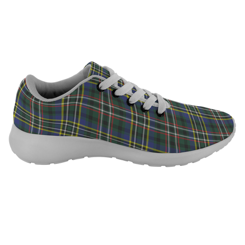 Image of Tartan Sneakers - Scott Green Modern Scotland | Unisex Tartan Running Shoes | Sneakers Men & Women Tartan Shoes