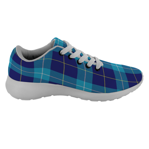 Image of Tartan Sneakers - McKerrell Blue Scotland | Unisex Tartan Running Shoes | Sneakers Men & Women Tartan Shoes