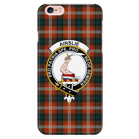 Image of Ainslie Scottish Clan Tartan Phone Case - shirtskishirt