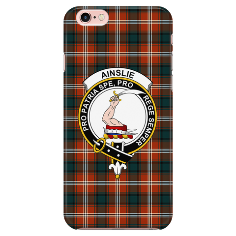 Image of Ainslie Scottish Clan Tartan Phone Case - shirtskishirt