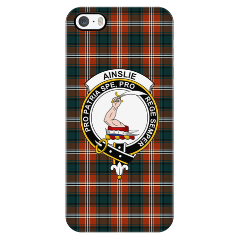 Image of Ainslie Scottish Clan Tartan Phone Case - shirtskishirt