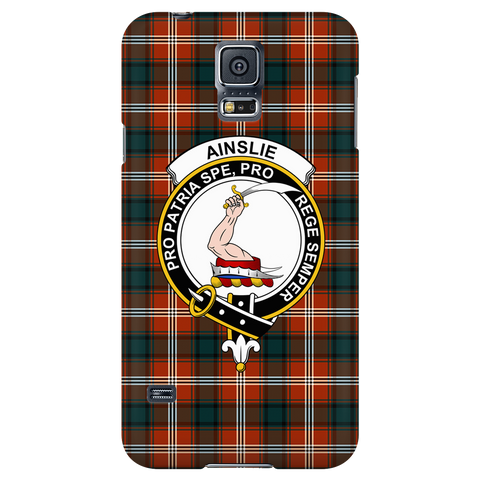 Image of Ainslie Scottish Clan Tartan Phone Case - shirtskishirt