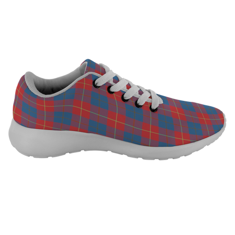 Image of Tartan Sneakers - McKerrell Red Scotland | Unisex Tartan Running Shoes | Sneakers Men & Women Tartan Shoes