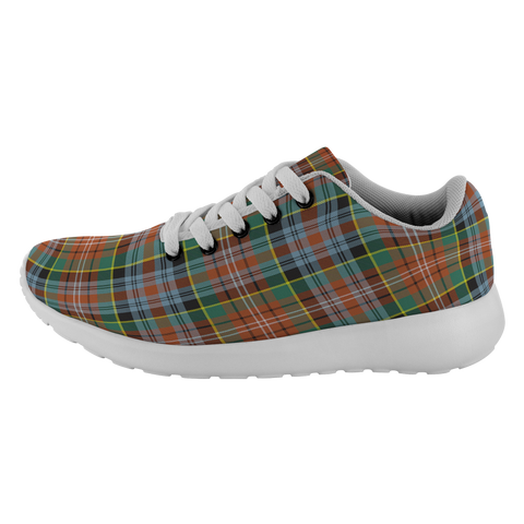 Image of ScottishShop Tartan Sneakers Caledonia Ancient Scotland Running Shoes - shirtskishirt