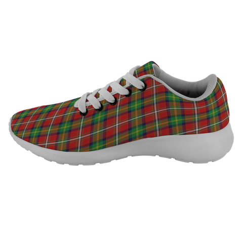 Image of ScottishShop Tartan Sneakers Fairlie Scotland Tartan Running Shoes - shirtskishirt