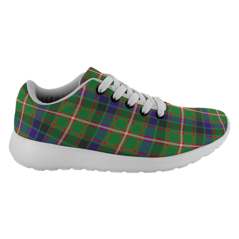 Image of Tartan Sneakers - Reid Green Scotland | Unisex Tartan Running Shoes | Sneakers Men & Women Tartan Shoes