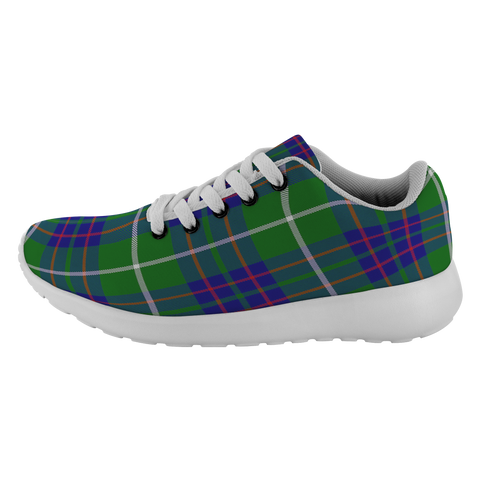 Image of Tartan Sneakers - MacIntyre Hunting Modern Scotland | Unisex Tartan Running Shoes | Sneakers Men & Women Tartan Shoes