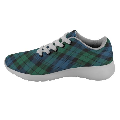 Image of ScottishShop Tartan Sneakers Blackwatch Ancient Scotland Running Shoes - shirtskishirt