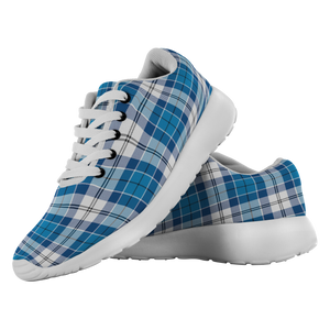 Tartan Sneakers - Strathclyde District Scotland | Unisex Tartan Running Shoes | Sneakers Men & Women Tartan Shoes