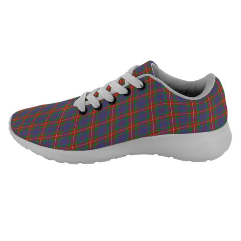 Image of ScottishShop Tartan Sneakers Fraser of Lovat Scotland Tartan Running Shoes - shirtskishirt