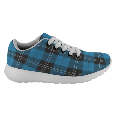 Image of Tartan Sneakers - Ramsay Blue Ancient Scotland | Unisex Tartan Running Shoes | Sneakers Men & Women Tartan Shoes